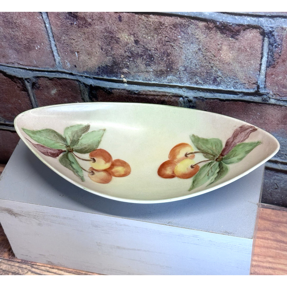 Rare Vtg Alka Kunst Bavaria West Germany‎ Oblong Olive Dish Serving Bowl MCM
